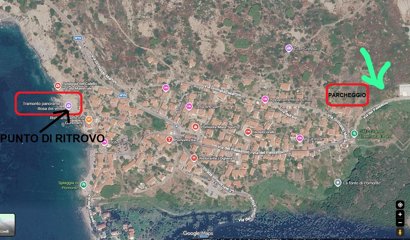 Area parcheggio sterrato  in fondo a Via Passatoio, zona Palestra 